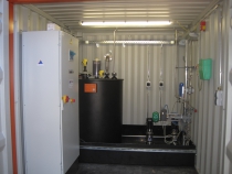 Dosing container ammonia solution