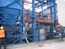 Urea Silo and diluting system during erection